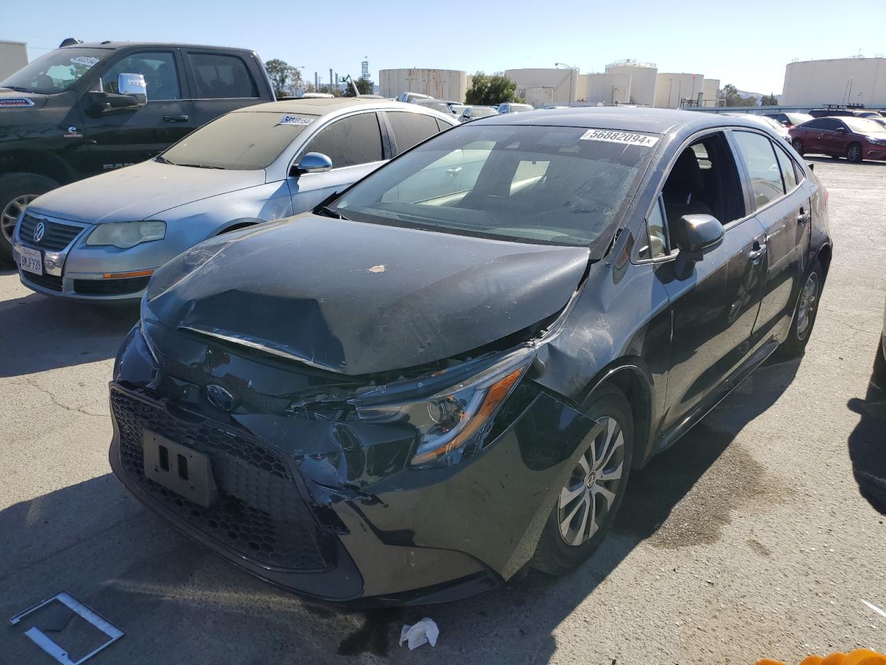2022 TOYOTA COROLLA LE VIN:JTDEAMDE0NJ058160