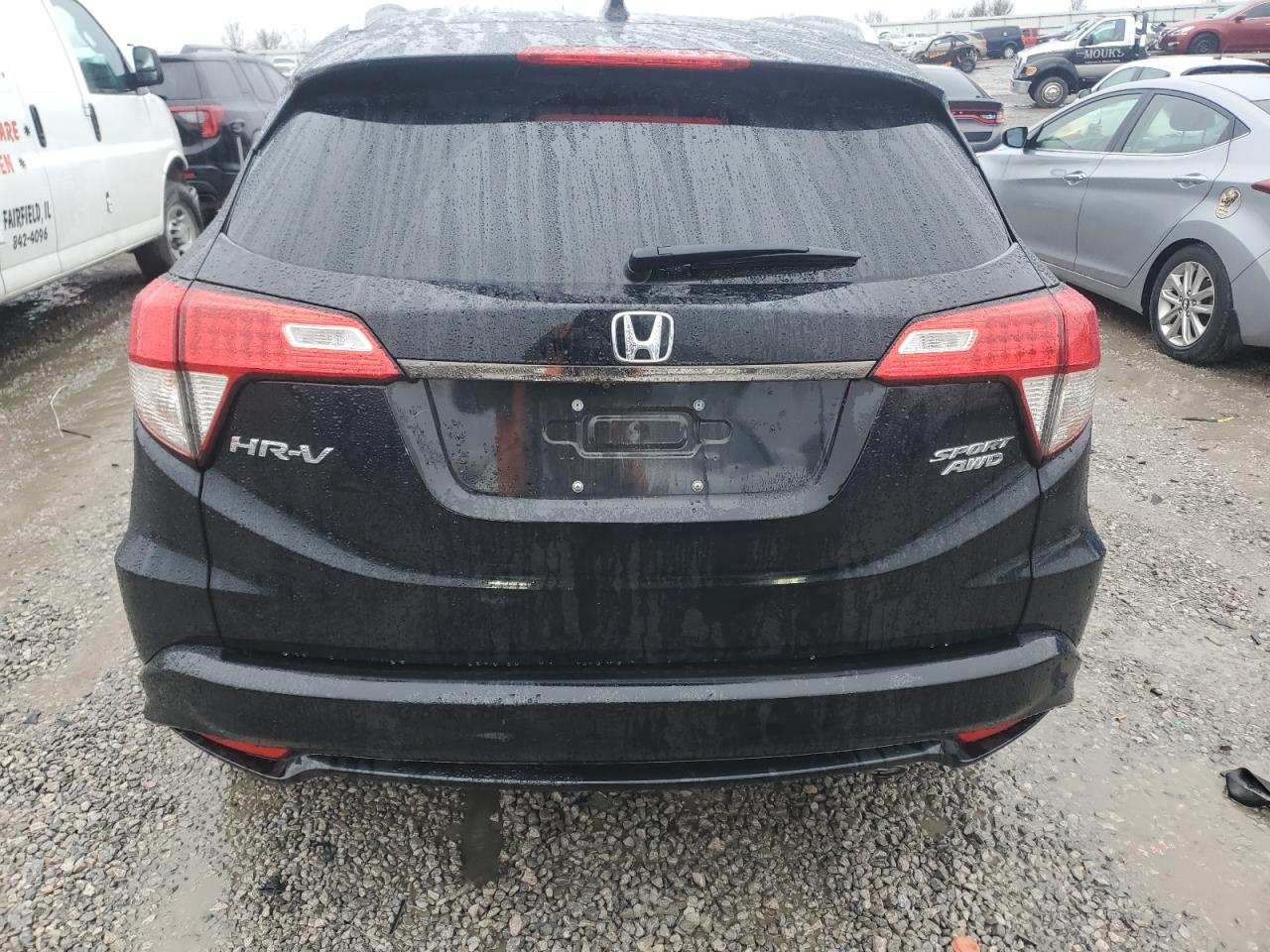 2022 HONDA HR-V SPORT VIN:3CZRU6H13NM770526