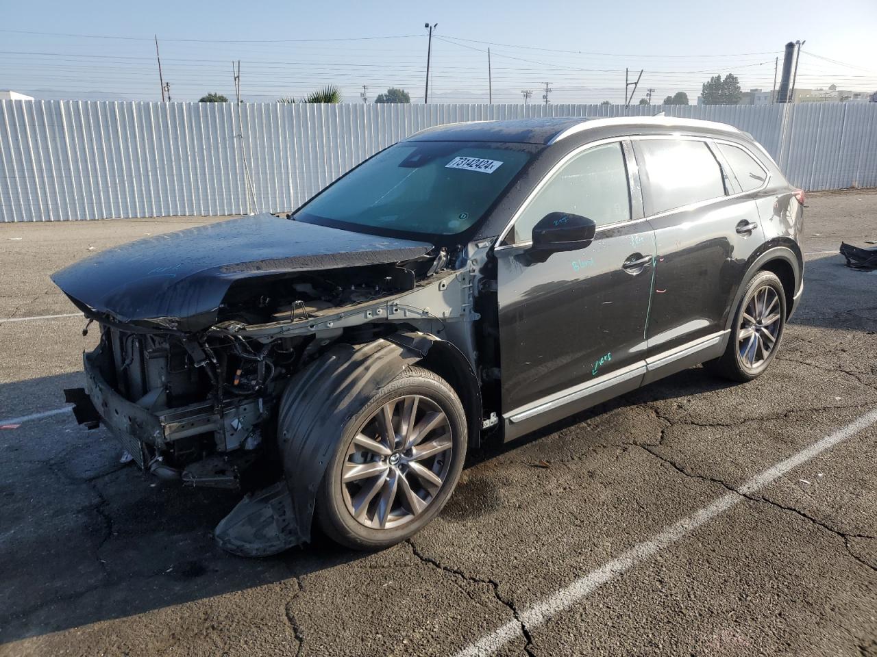 2022 MAZDA CX-9 GRAND TOURING VIN:JM3TCBDY7N0604143