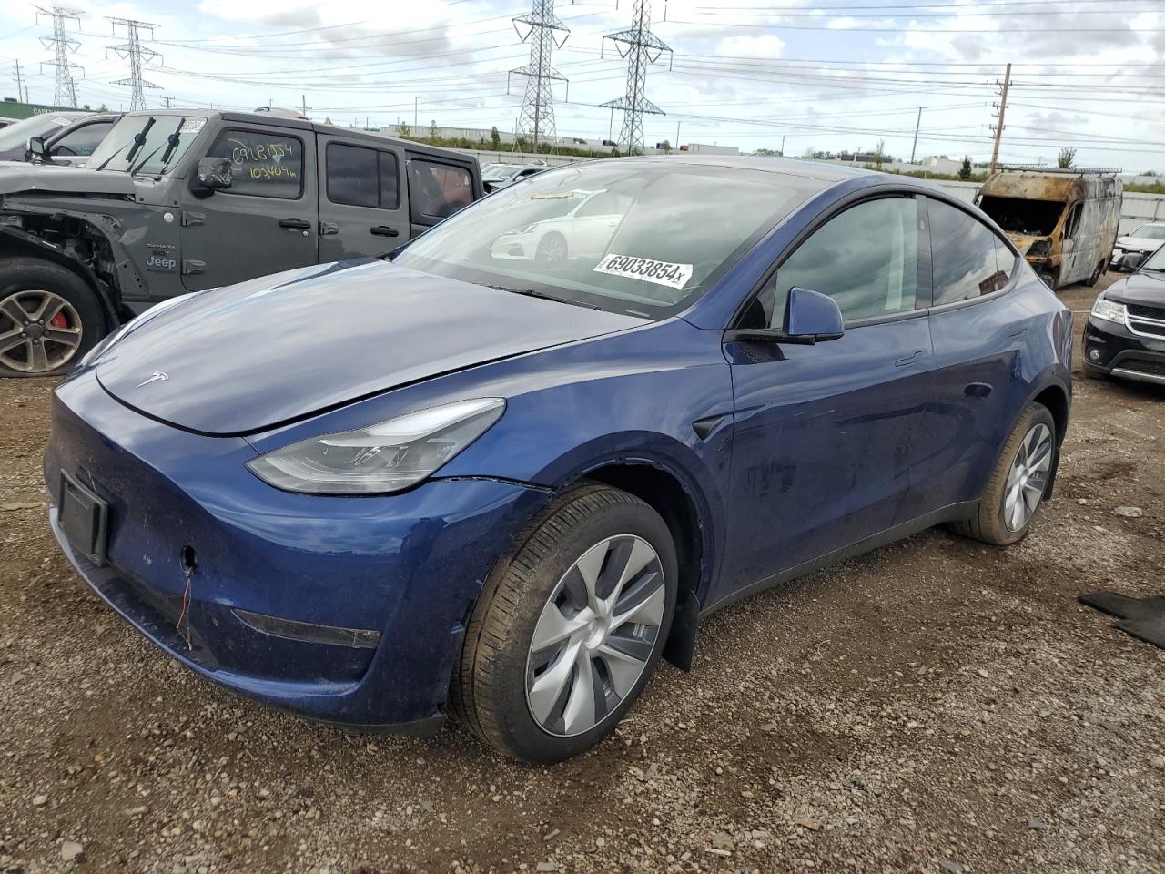 2023 TESLA MODEL Y  VIN:7SAYGDEE6PA182650