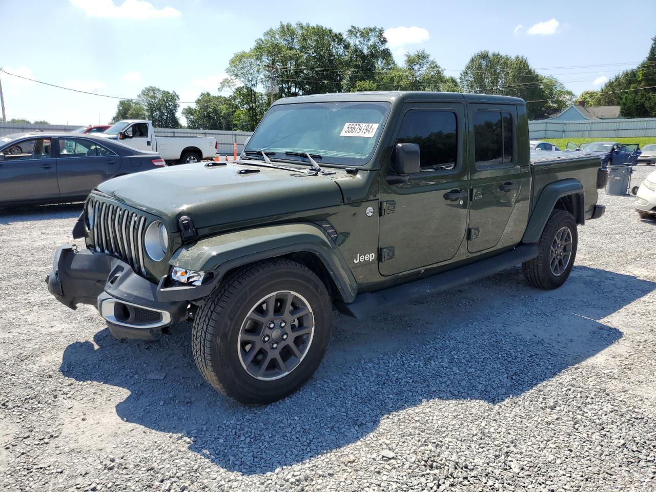 2022 JEEP GLADIATOR OVERLAND VIN:1C6HJTFG9NL140342