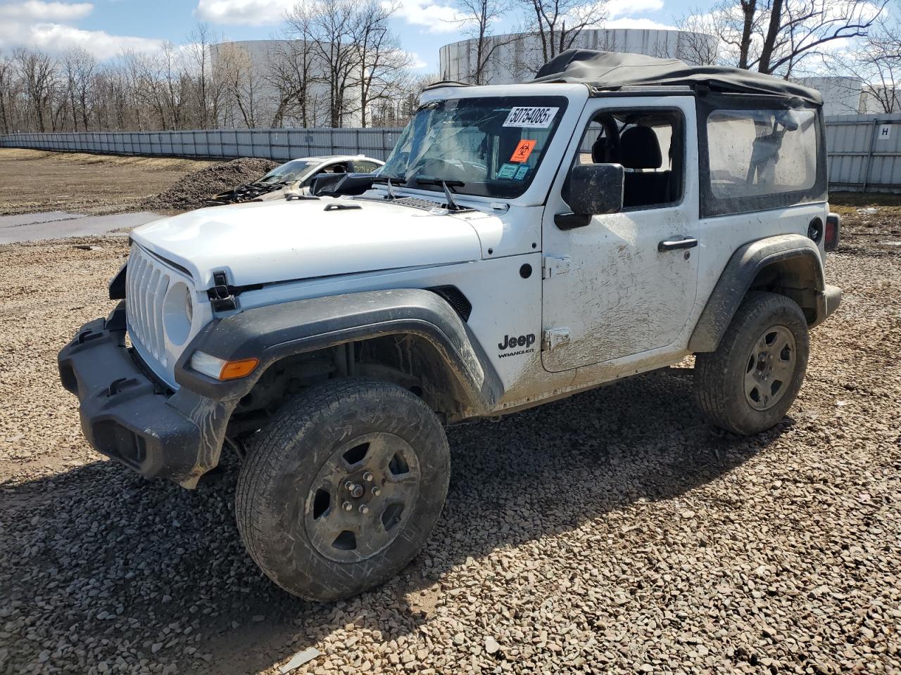 2022 JEEP WRANGLER SPORT VIN:1C4GJXAG3NW220415