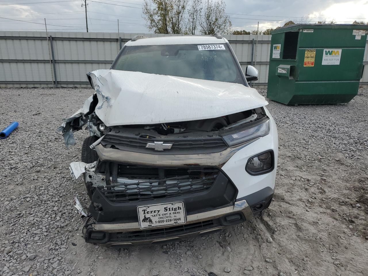 2022 CHEVROLET TRAILBLAZER ACTIV VIN:KL79MVSL5NB070294