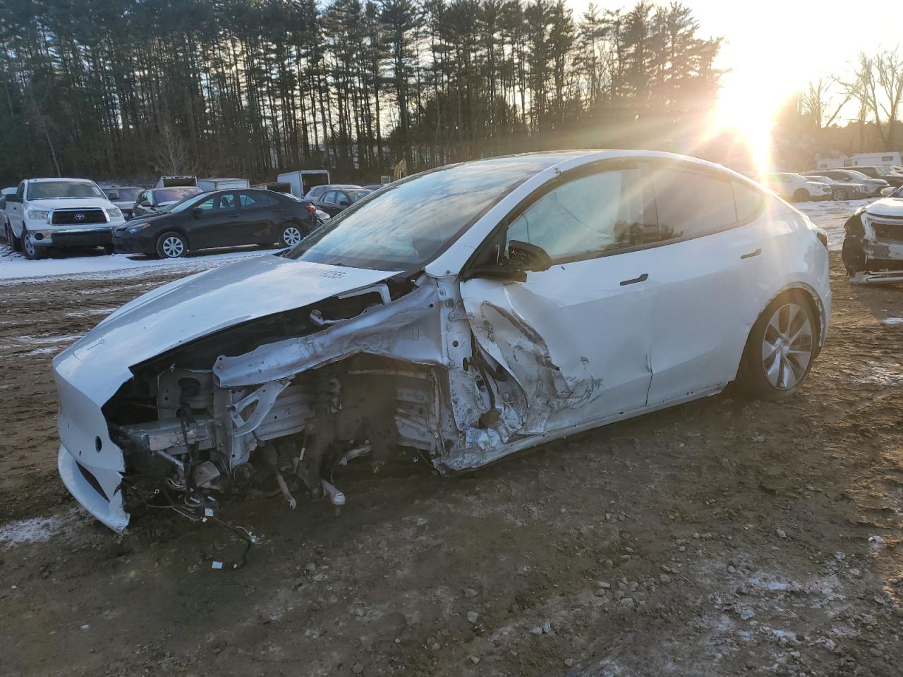 2022 TESLA MODEL Y  VIN:7SAYGDEEXNF319766