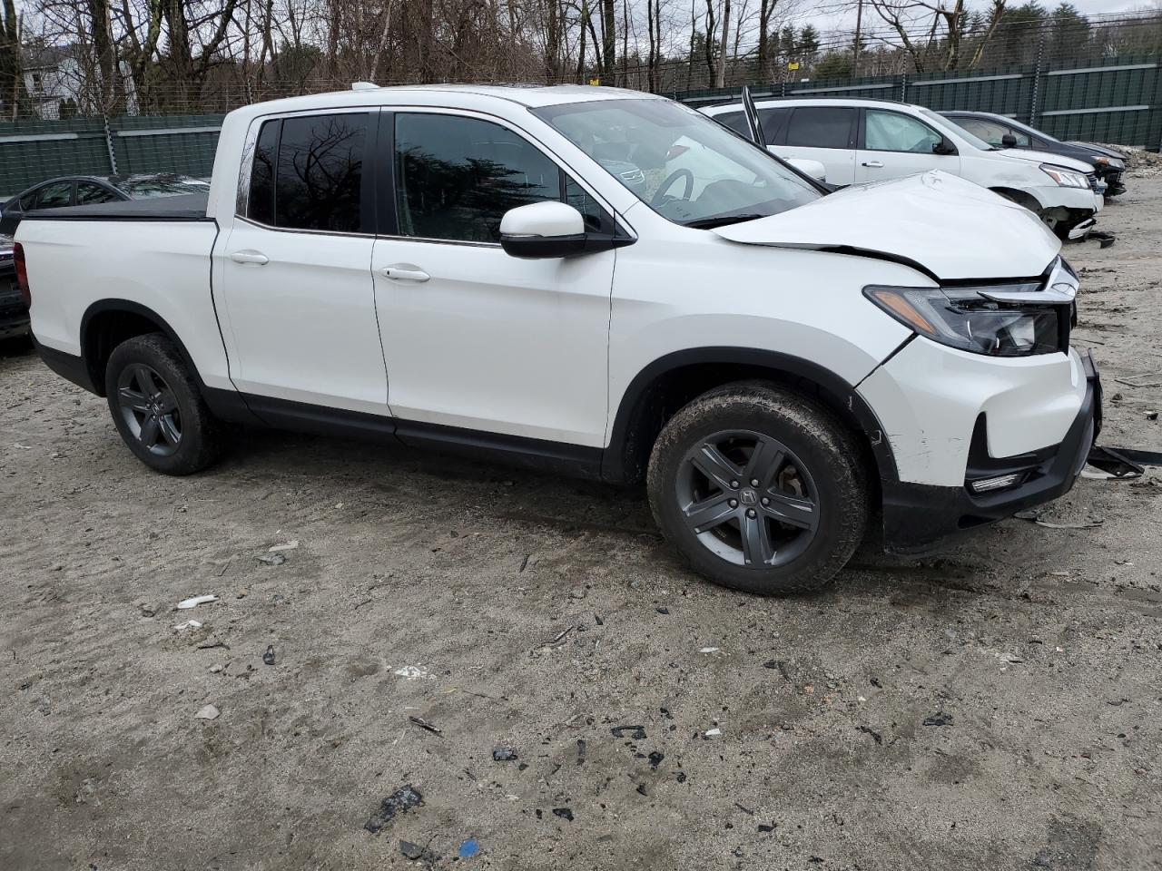2022 HONDA RIDGELINE RTL VIN:5FPYK3F50NB012098