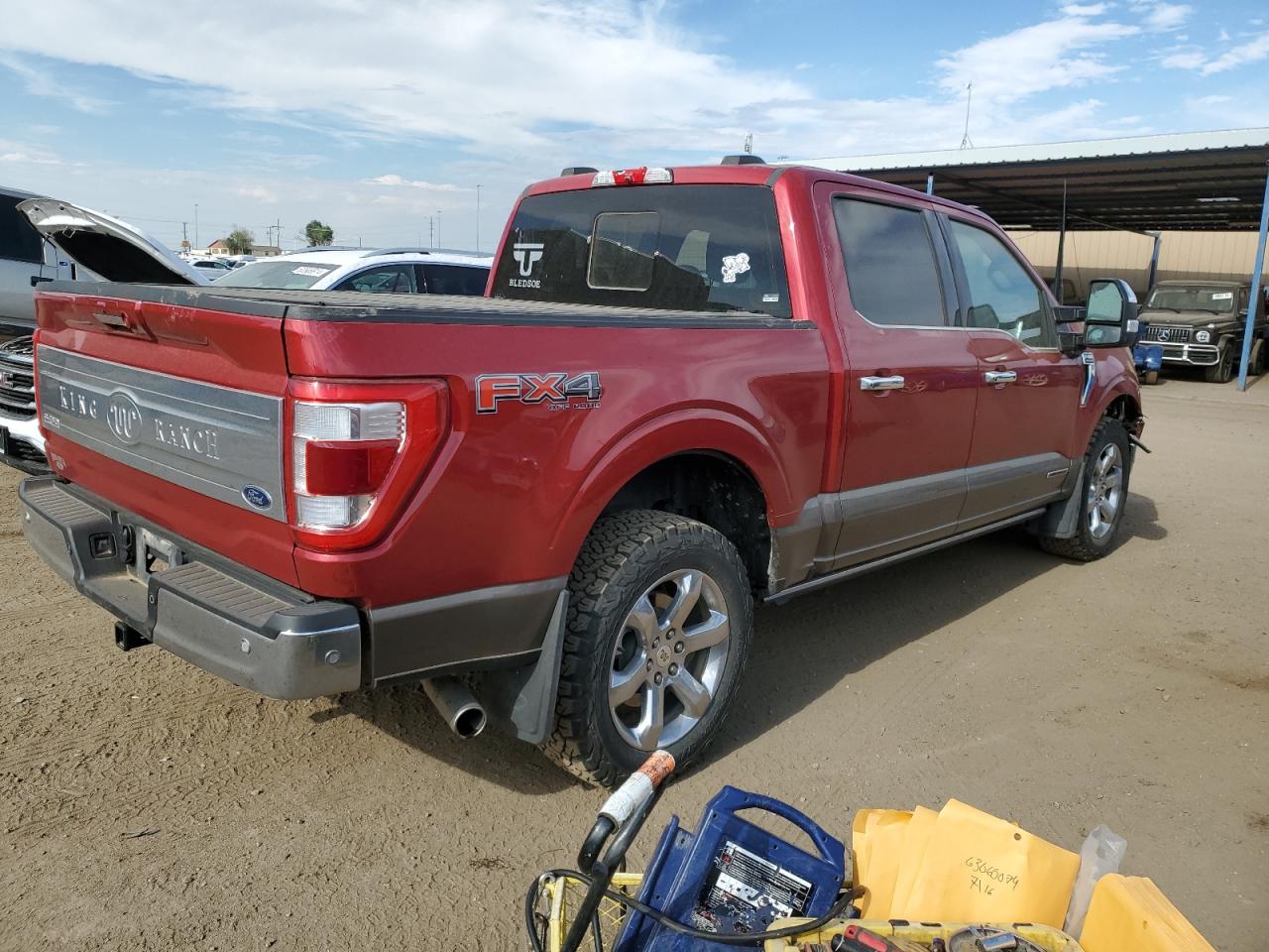 2022 FORD F150 SUPERCREW VIN:1FTFW1ED7NFC15776