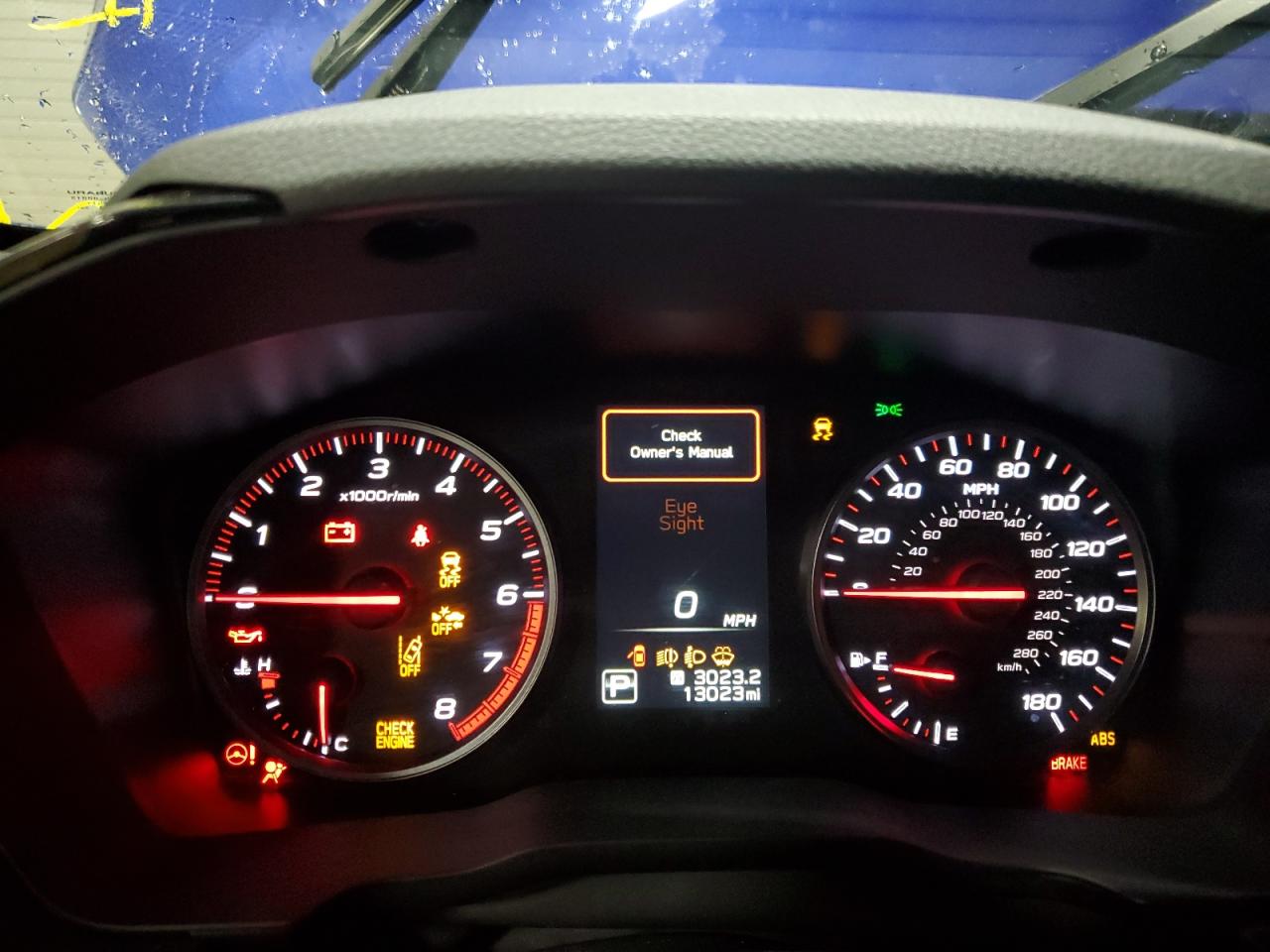 2023 SUBARU WRX  VIN:JF1VBAB67P8809729