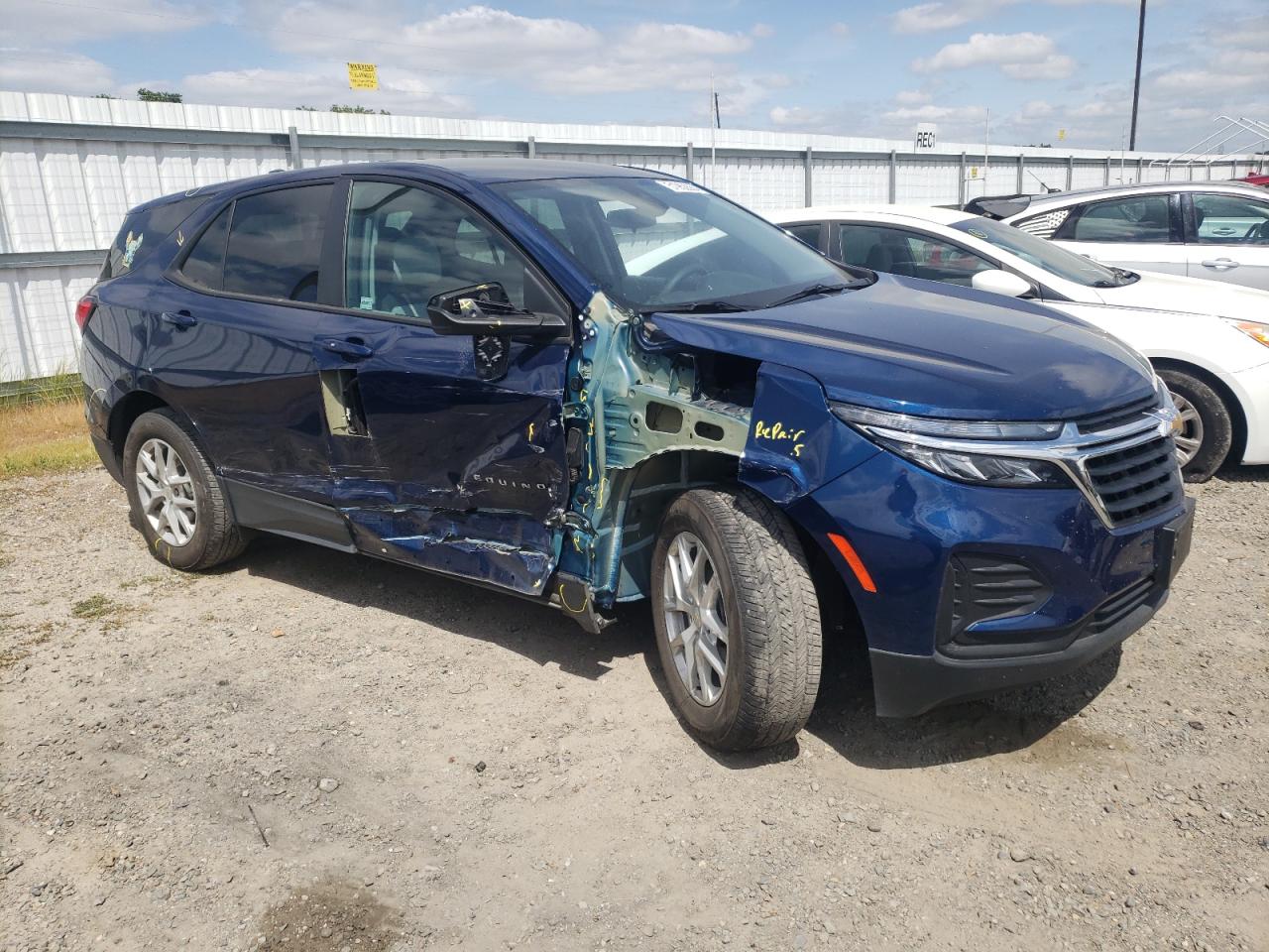 2022 CHEVROLET EQUINOX LS VIN:3GNAXSEV1NS229956