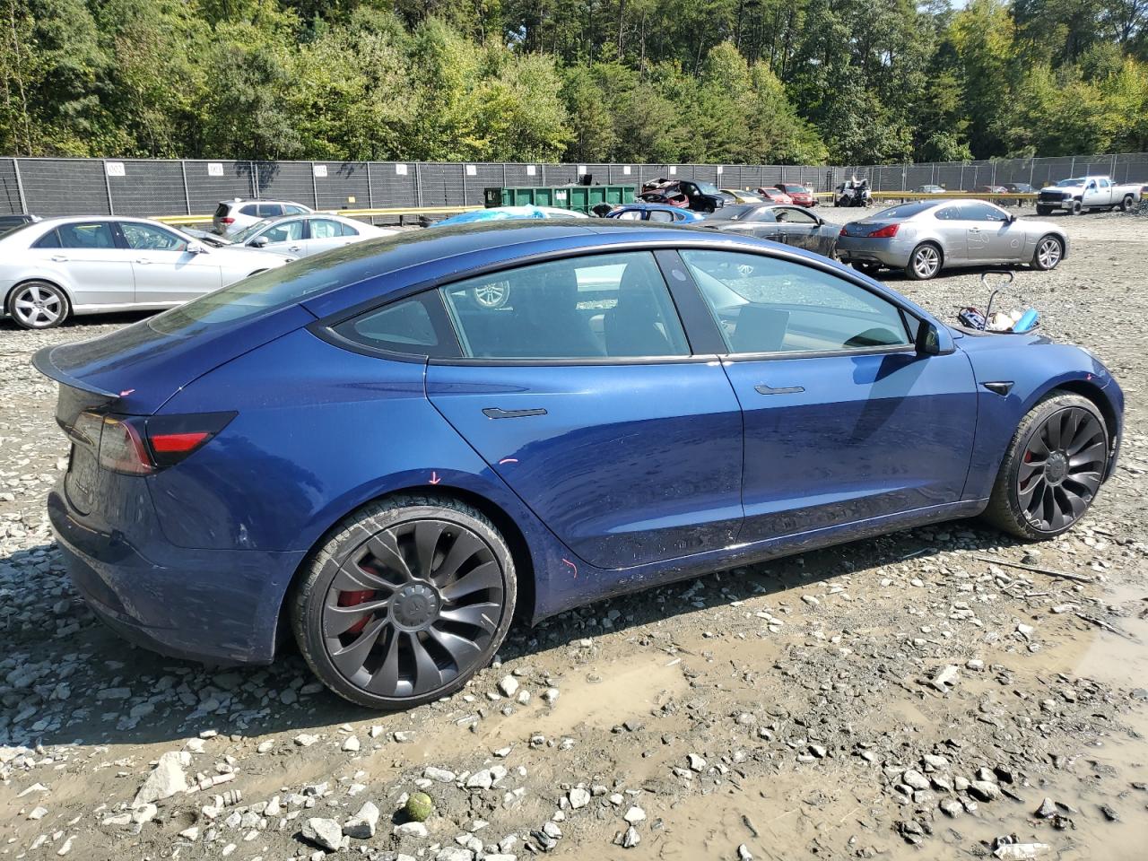 2022 TESLA MODEL 3  VIN:5YJ3E1EC1NF124116