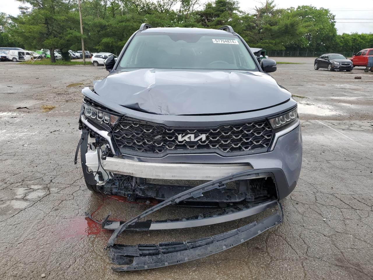 2022 KIA SORENTO S VIN:5XYRLDLC1NG109001