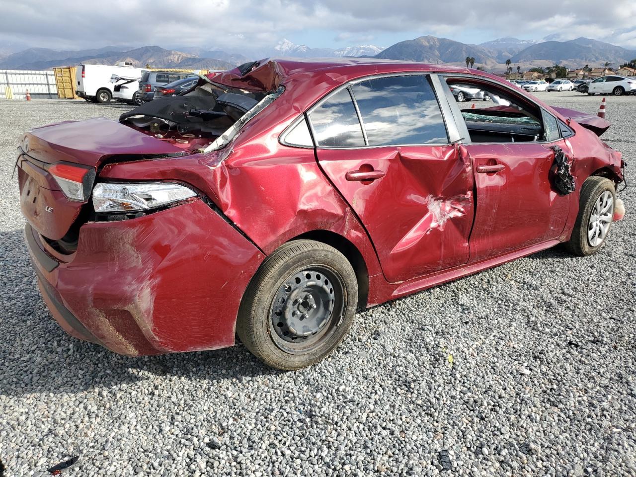 2022 TOYOTA COROLLA LE VIN:JTDEPMAEXNJ206236