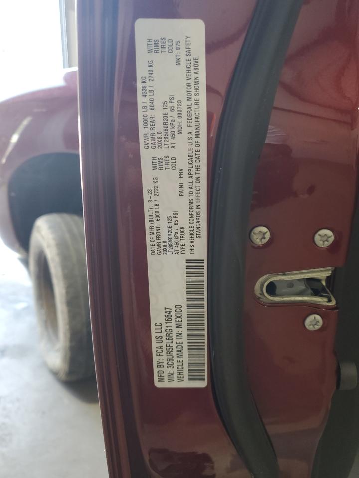 2024 RAM 2500 LARAMIE VIN:3C6UR5FL6RG116647