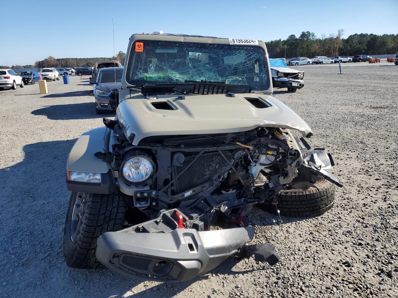 2022 JEEP GLADIATOR RUBICON VIN:1C6JJTBG6NL173421