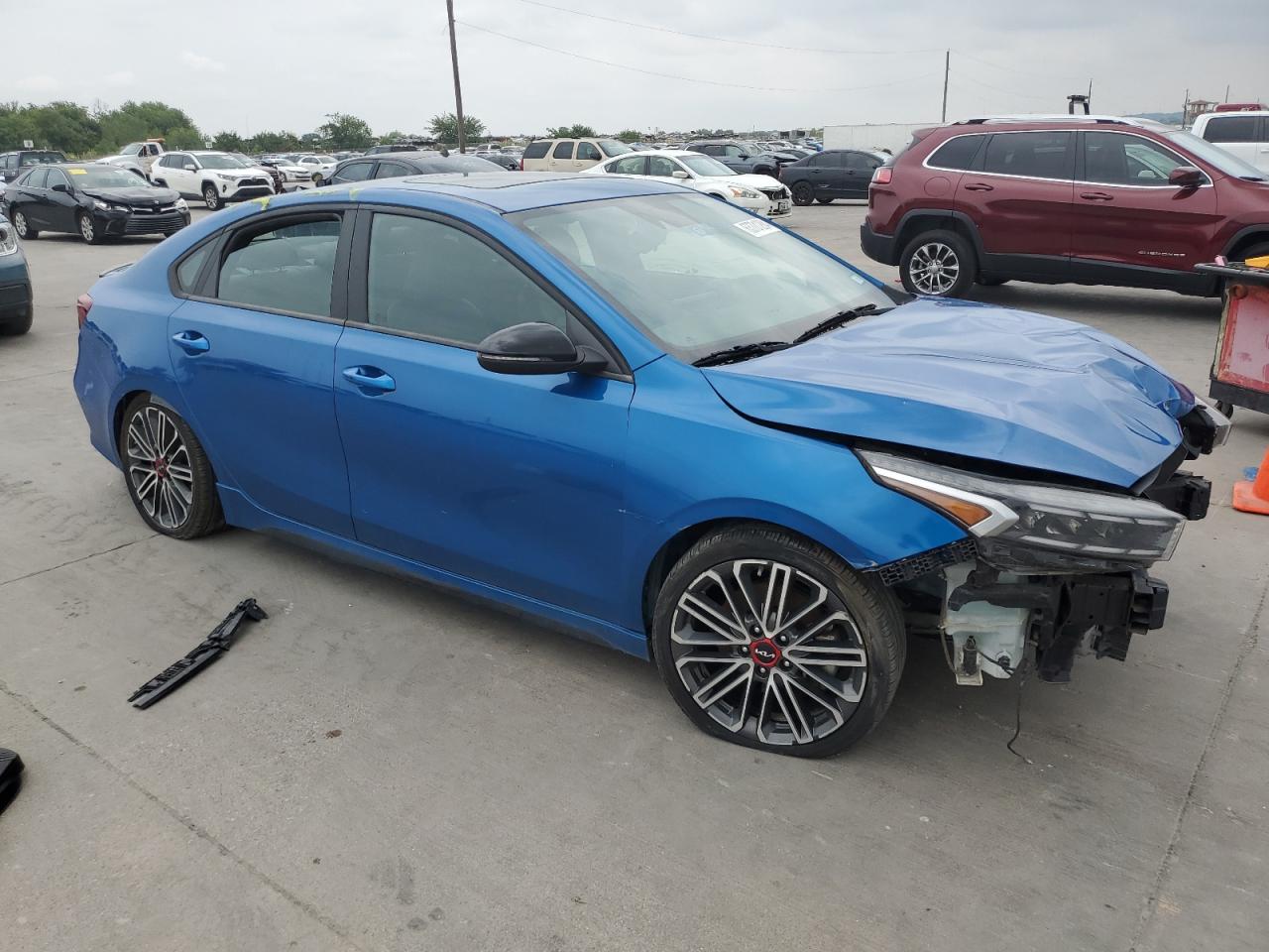 2022 KIA FORTE GT VIN:3KPF44AC5NE439160