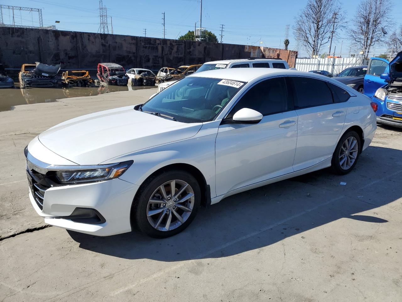 2022 HONDA ACCORD LX VIN:1HGCV1F14NA019934