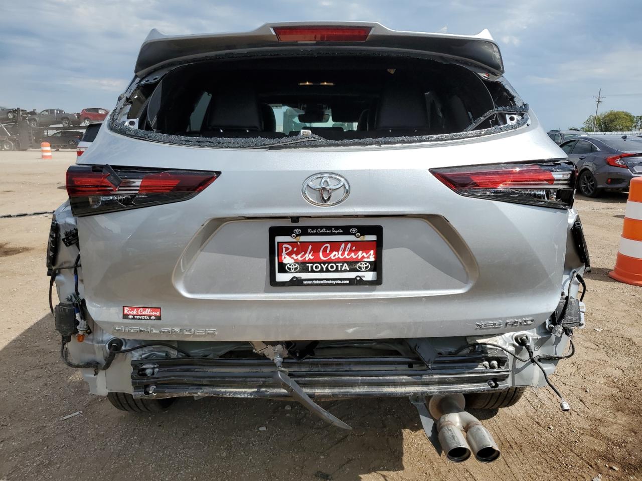 2024 TOYOTA HIGHLANDER LE VIN:5TDKDRBH8RS532465