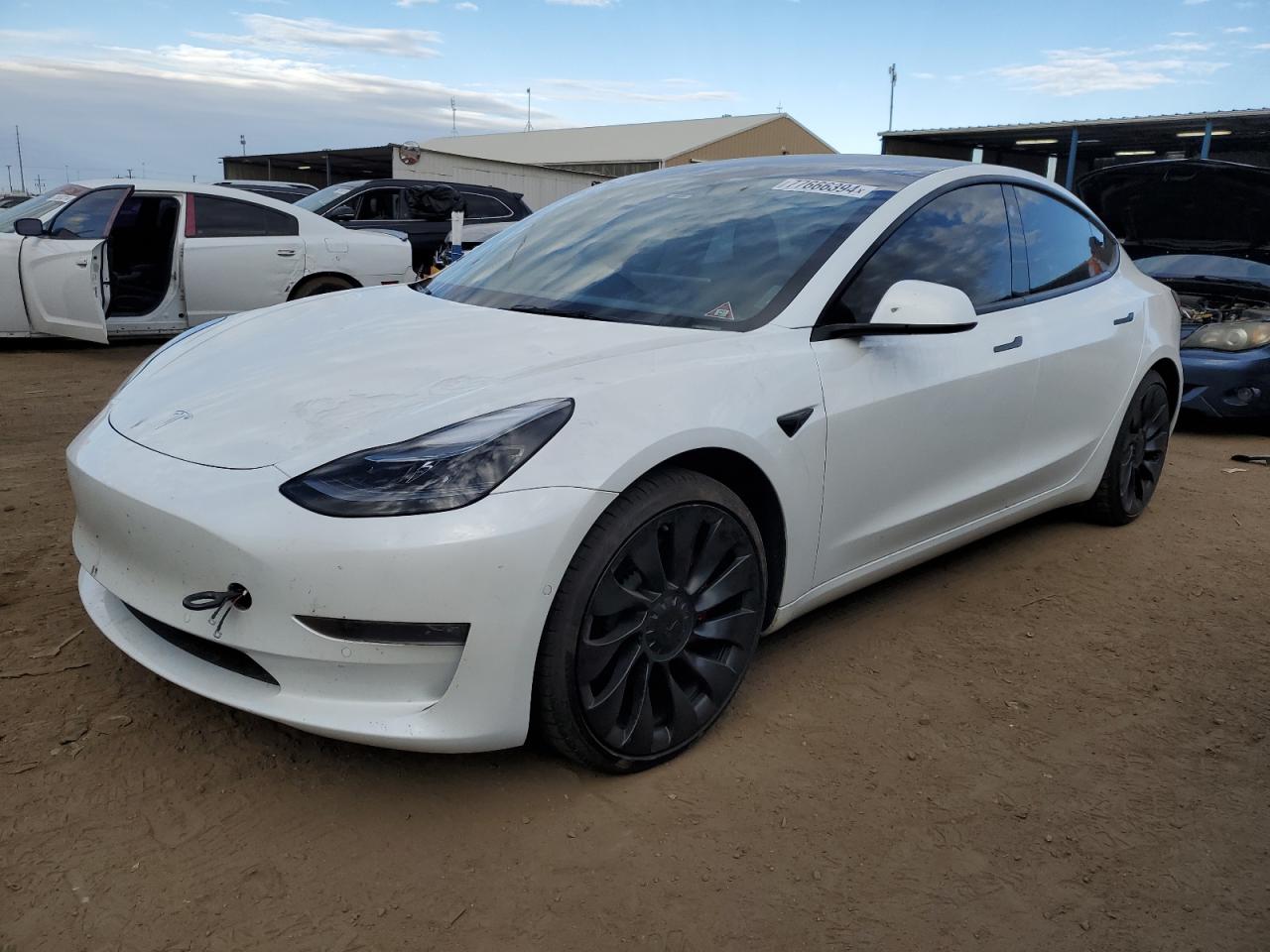2022 TESLA MODEL 3  VIN:5YJ3E1EC9NF255293