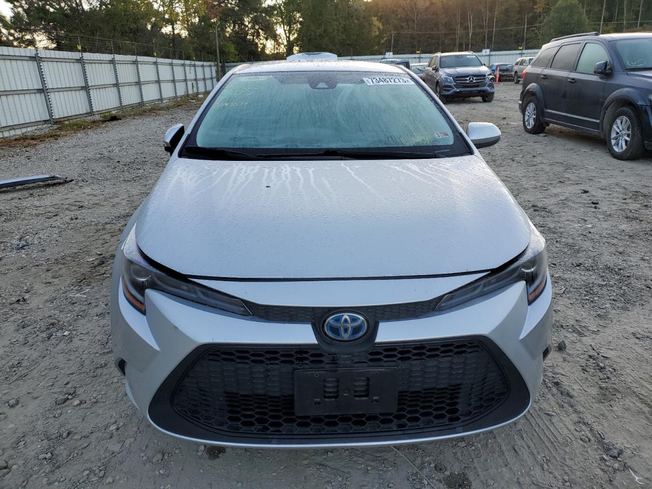 2022 TOYOTA COROLLA LE VIN:JTDEAMDE1NJ043571