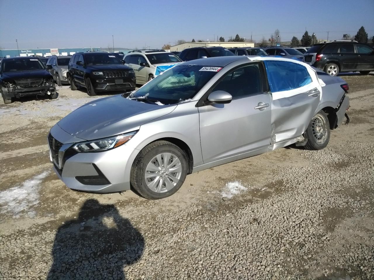 2022 NISSAN SENTRA S VIN:3N1AB8BV8NY236529