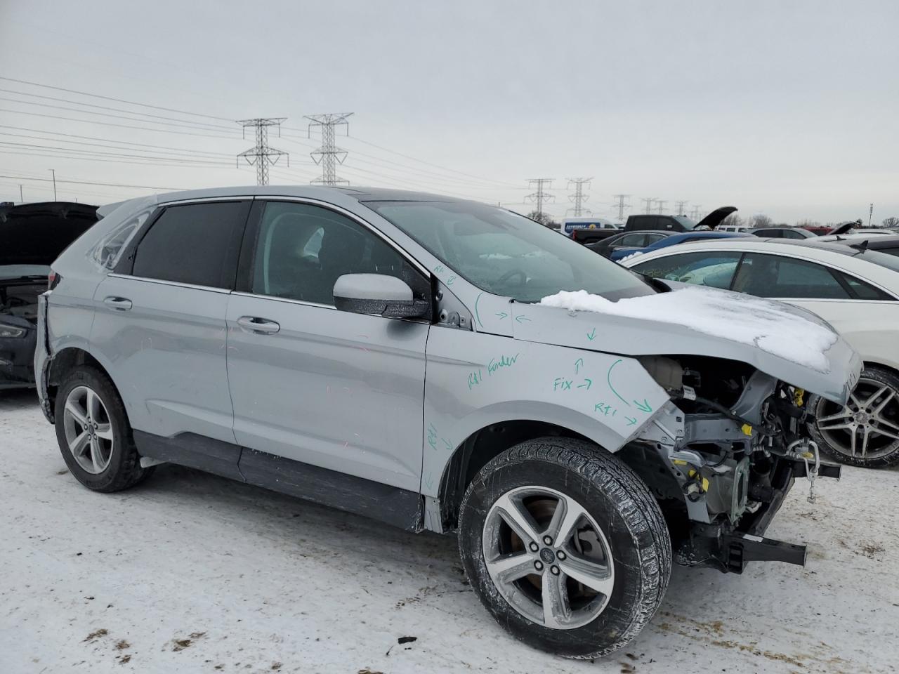 2023 FORD EDGE SEL VIN:2FMPK4J92PBA42946