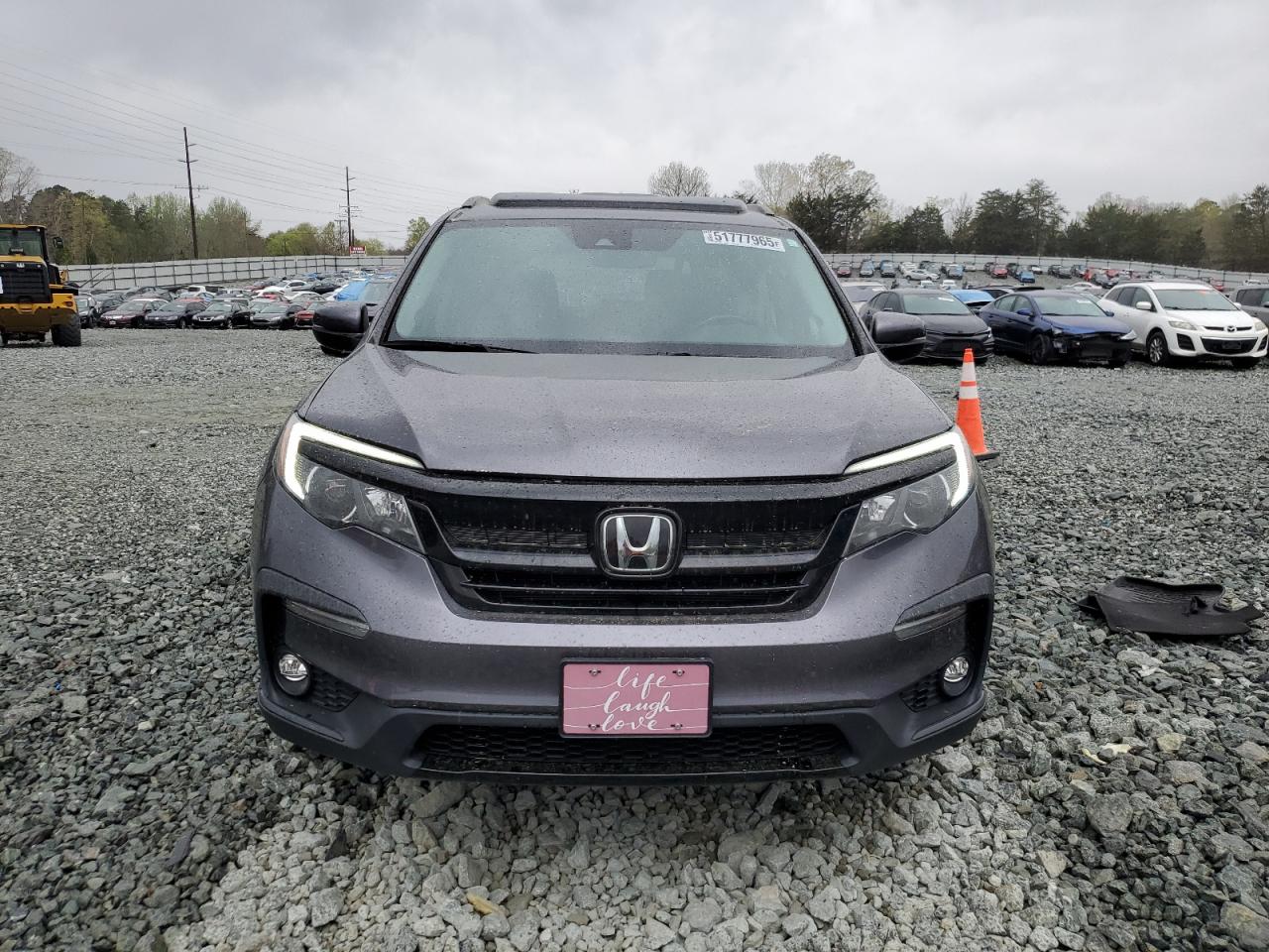 2022 HONDA PILOT SE VIN:5FNYF5H21NB023624