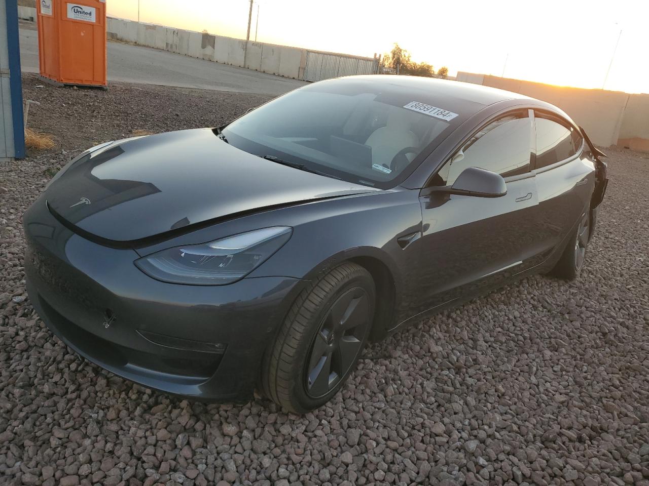 2022 TESLA MODEL 3  VIN:5YJ3E1EB8NF316320