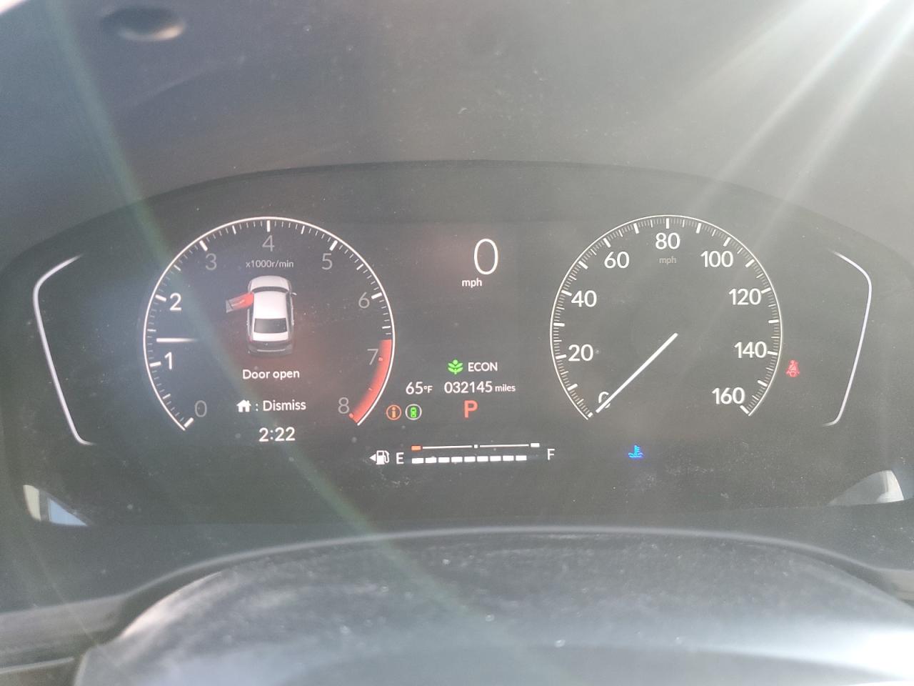 2022 HONDA CIVIC SPORT VIN:2HGFE2F52NH552114