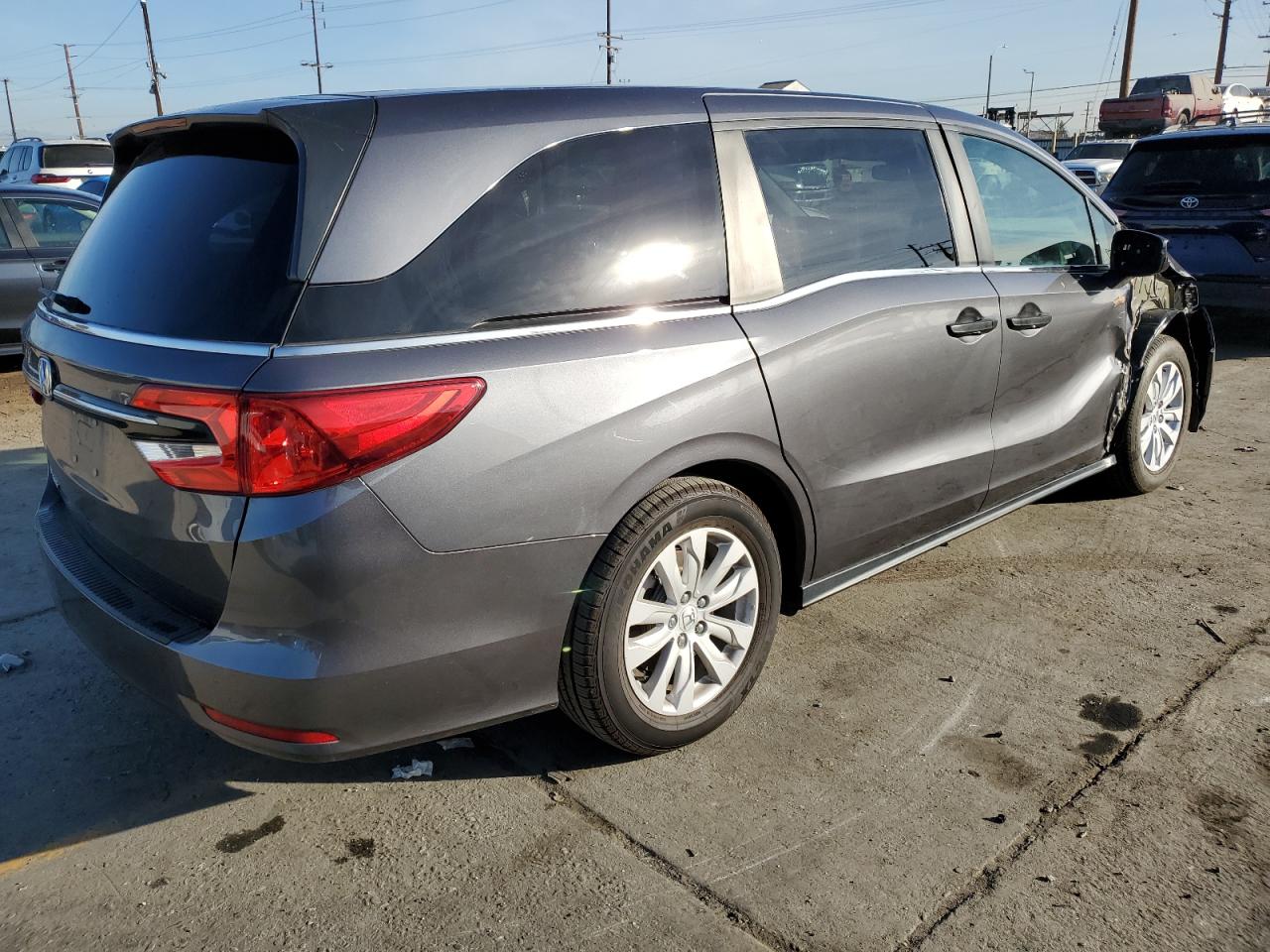 2022 HONDA ODYSSEY LX VIN:5FNRL6H2XNB012771
