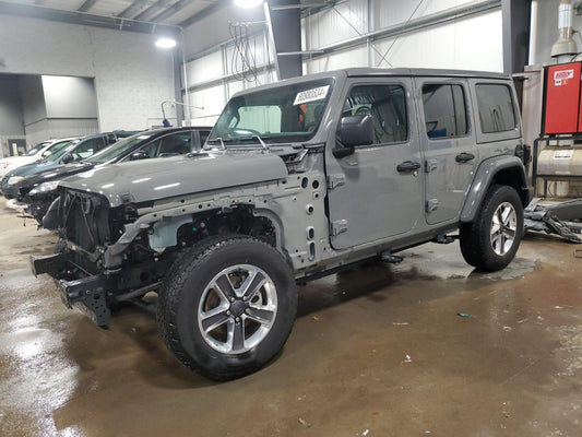 2022 JEEP WRANGLER UNLIMITED SAHARA VIN:1C4HJXEG9NW196183