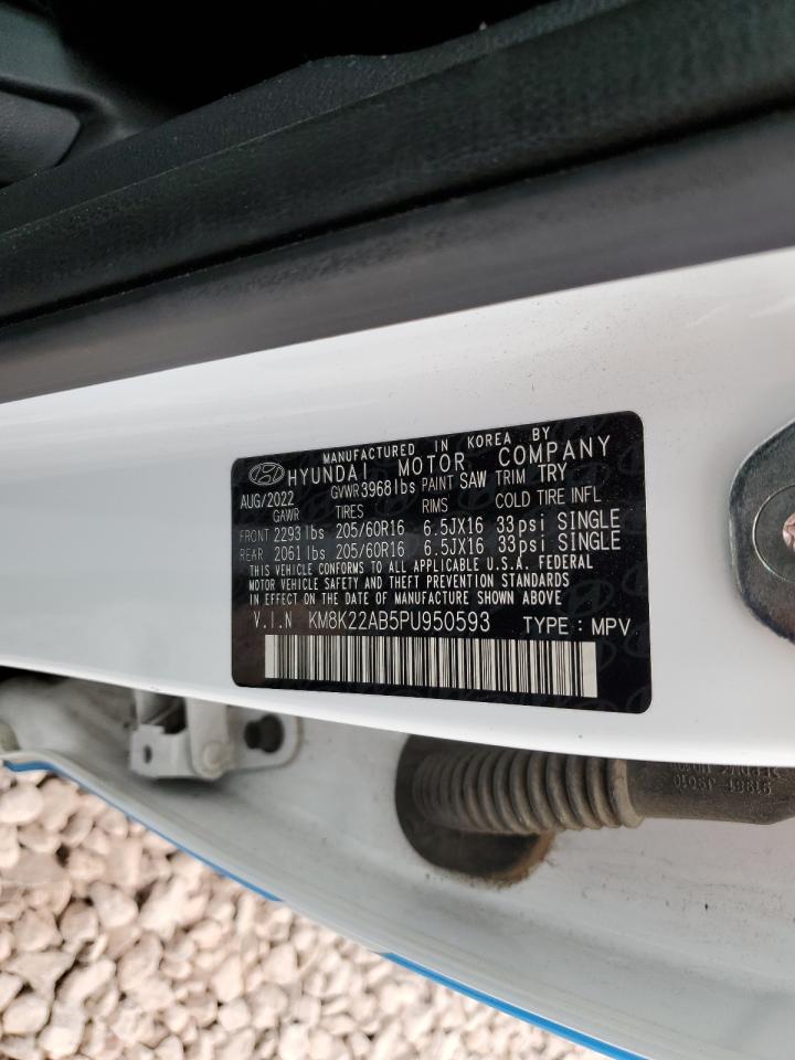 2023 HYUNDAI KONA SE VIN:KM8K22AB5PU950593