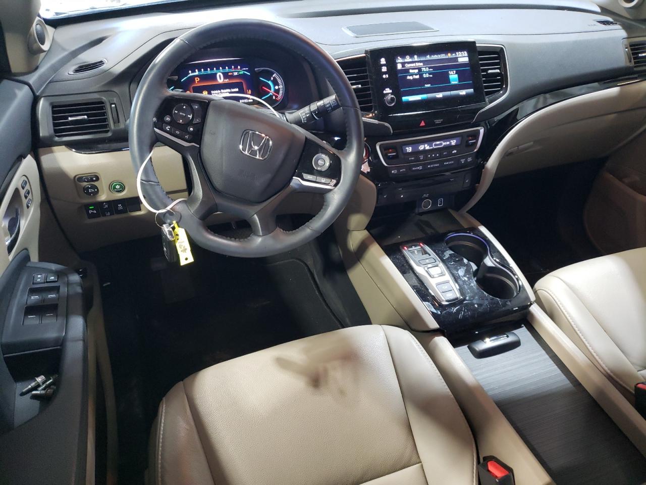 2022 HONDA PILOT TOURING VIN:5FNYF6H62NB018442