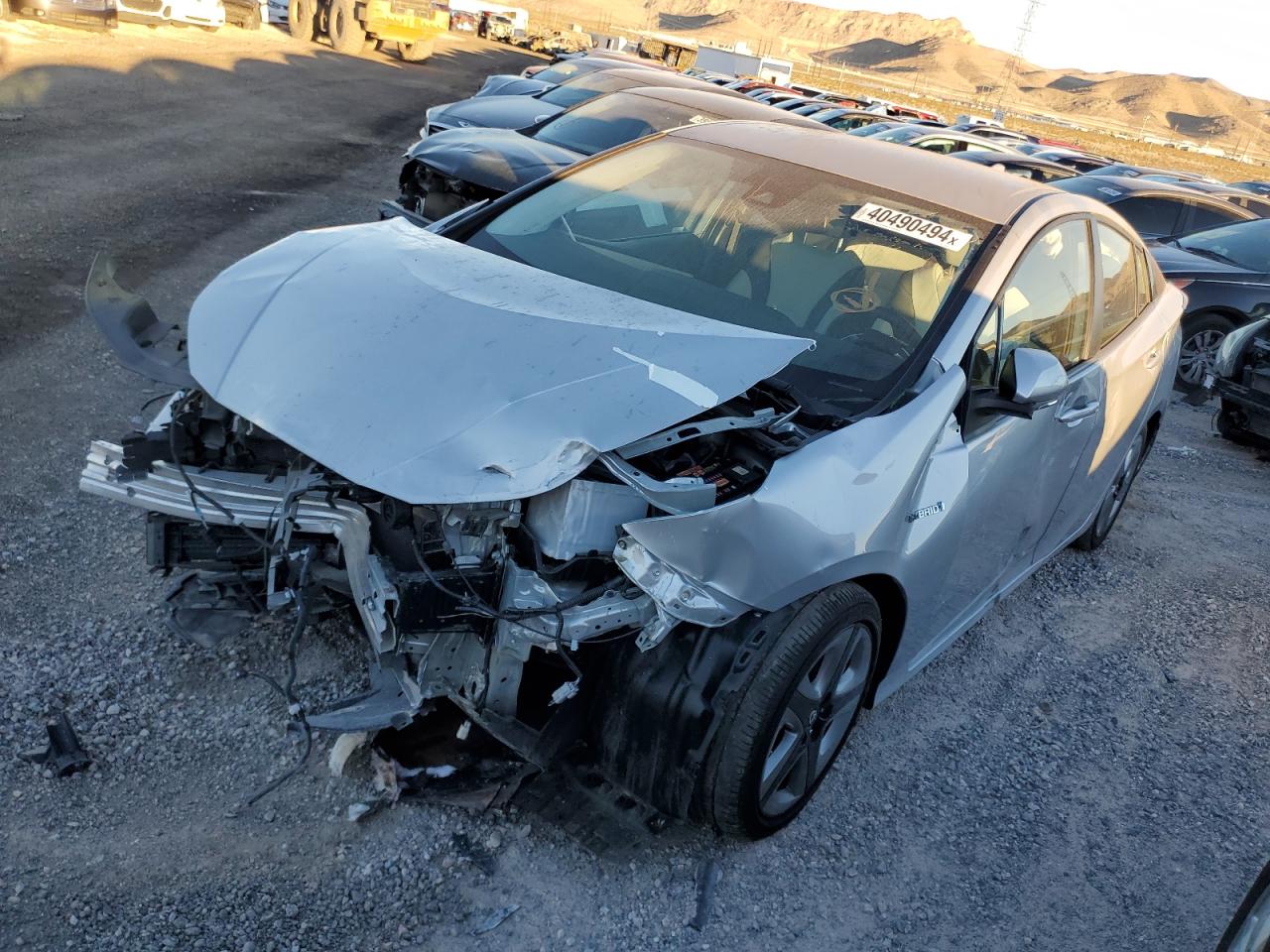 2022 TOYOTA PRIUS NIGHT SHADE VIN:JTDKAMFU6N3161692