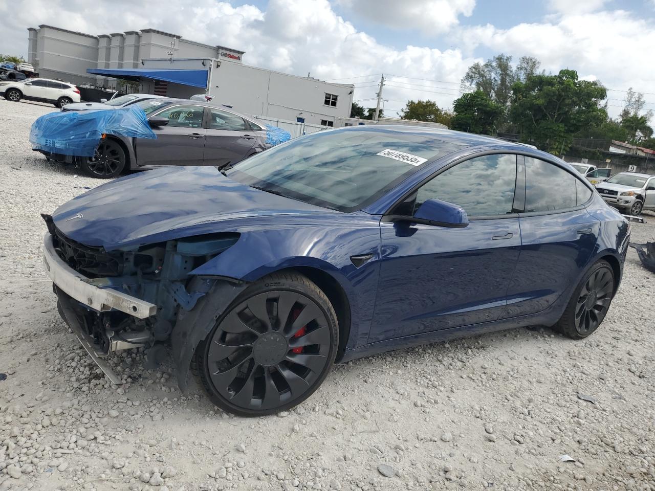 2022 TESLA MODEL 3  VIN:5YJ3E1EC6NF254487