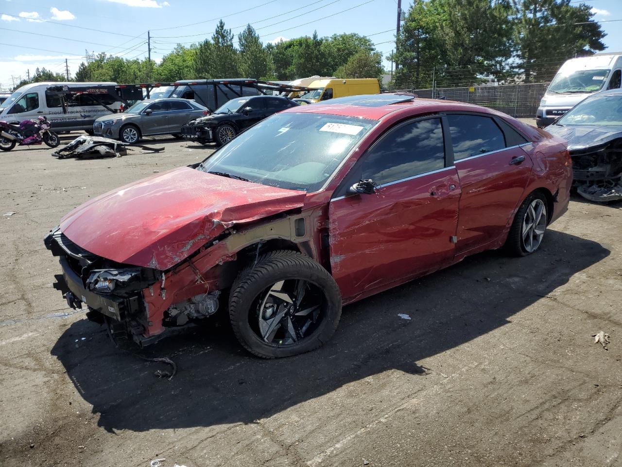 2023 HYUNDAI ELANTRA LIMITED VIN:KMHLN4AJ5PU070007