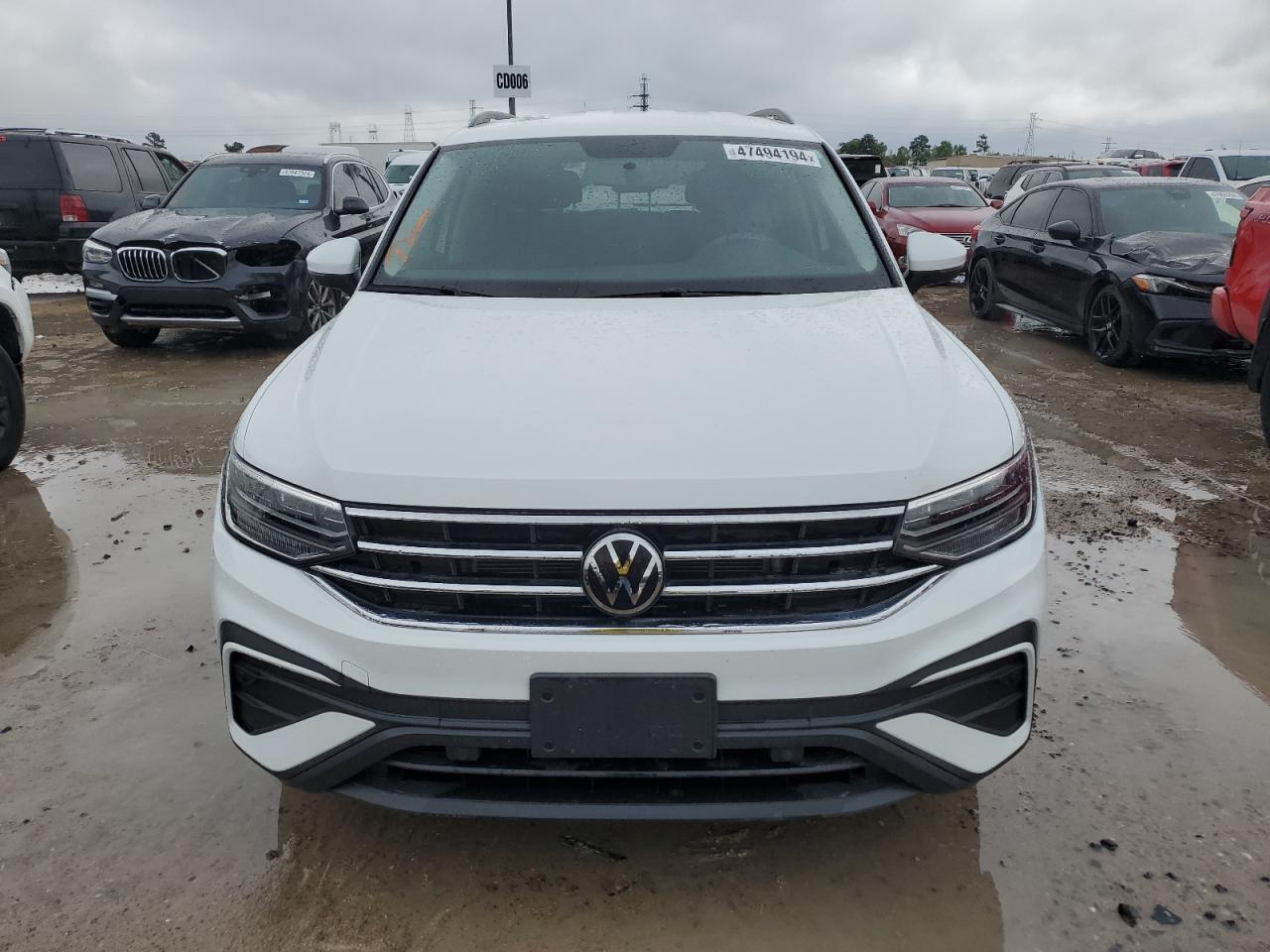 2022 VOLKSWAGEN TIGUAN S VIN:3VV1B7AX8NM040853