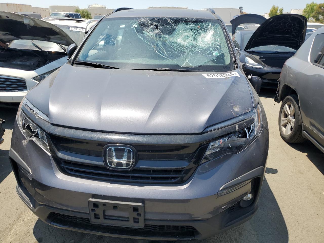 2022 HONDA PILOT SE VIN:5FNYF5H27NB029606