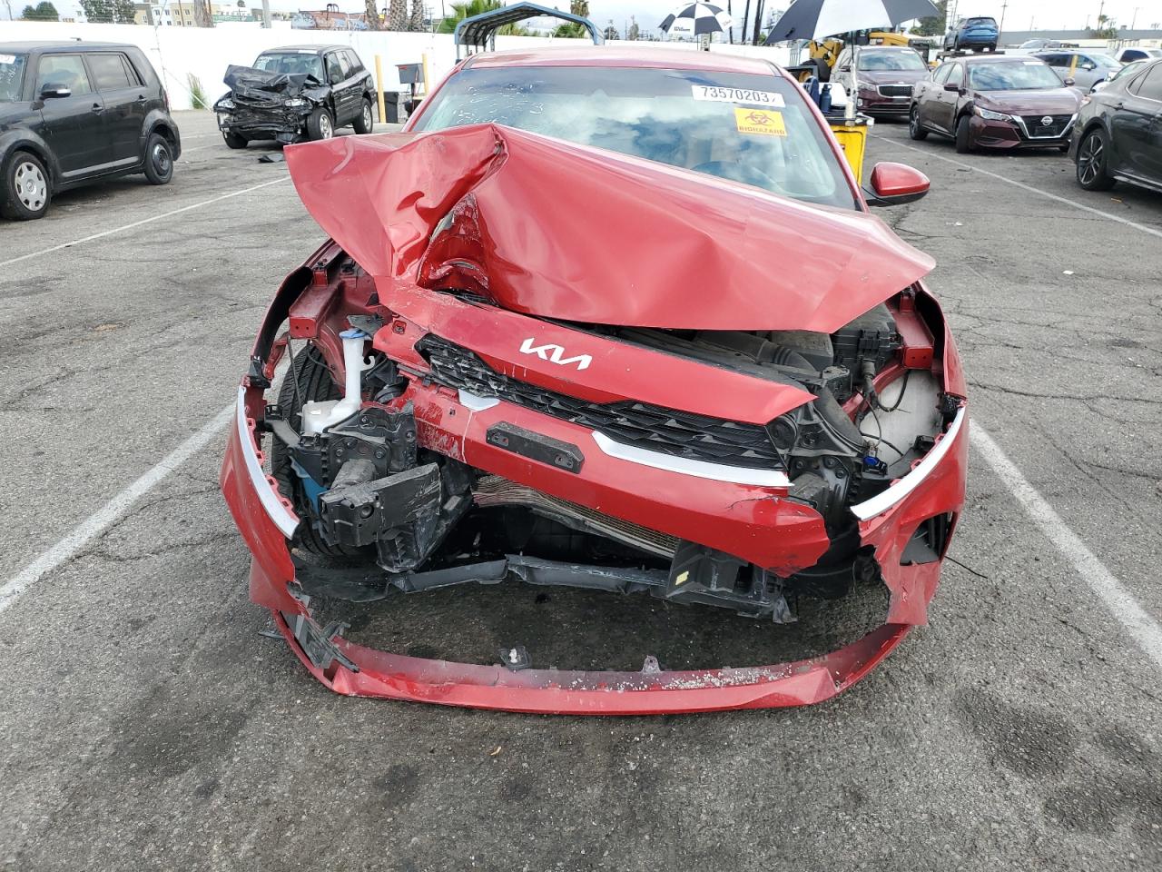 2022 KIA FORTE FE VIN:3KPF24AD8NE436509