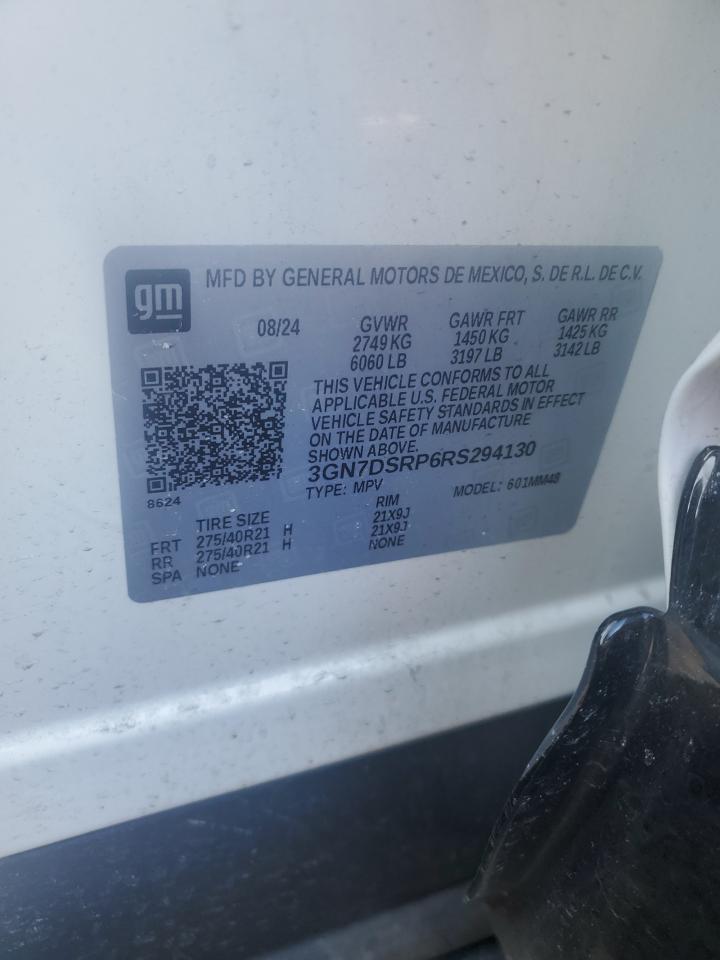 2024 CHEVROLET EQUINOX 2RS VIN:3GN7DSRP6RS294130