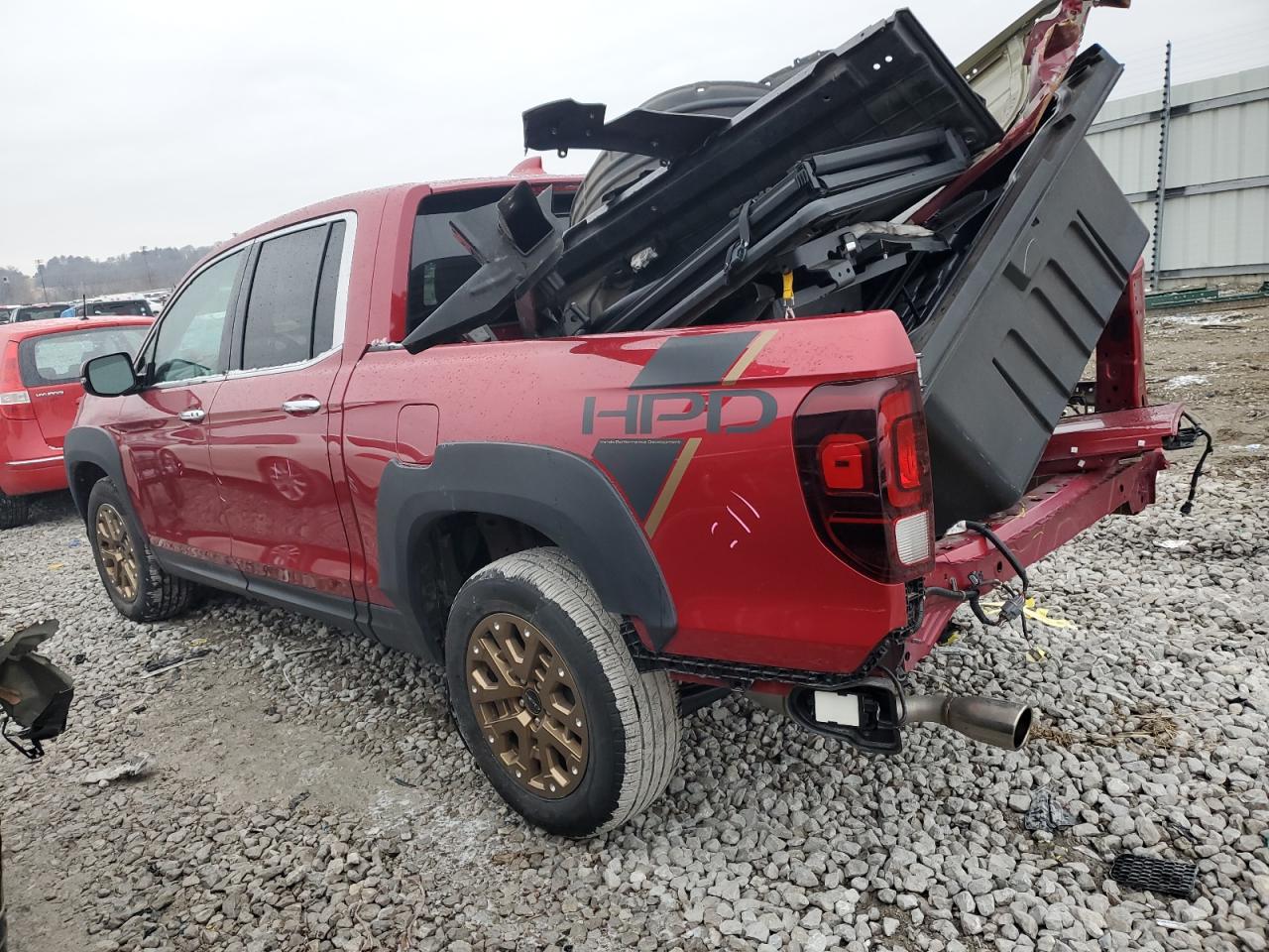 2022 HONDA RIDGELINE RTL VIN:5FPYK3F73NB003767