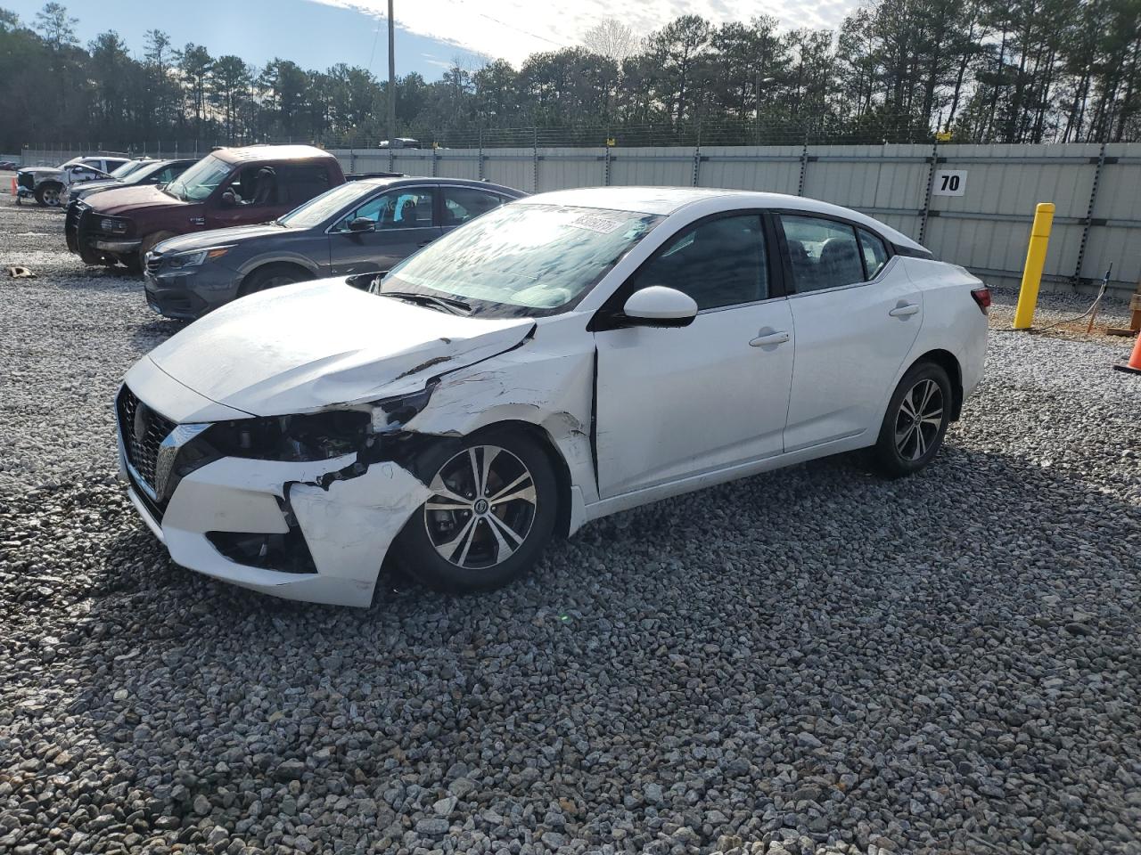2022 NISSAN SENTRA SV VIN:3N1AB8CV2NY256645