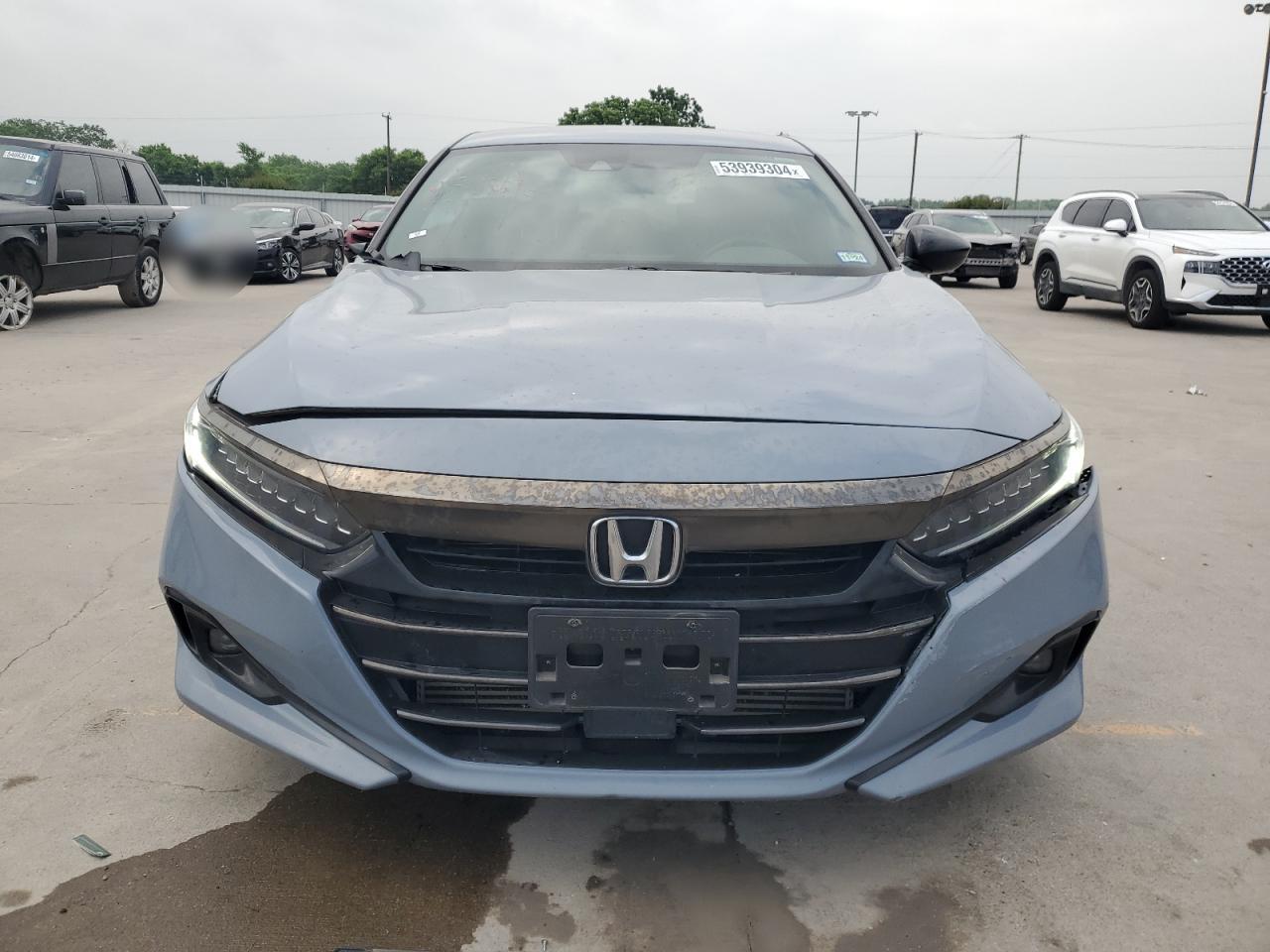 2022 HONDA ACCORD SPORT VIN:1HGCV1F31NA096875