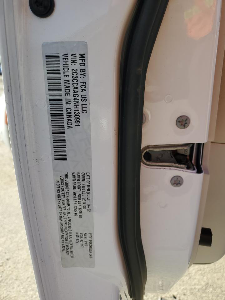 2022 CHRYSLER 300 TOURING VIN:2C3CCAAG4NH130991