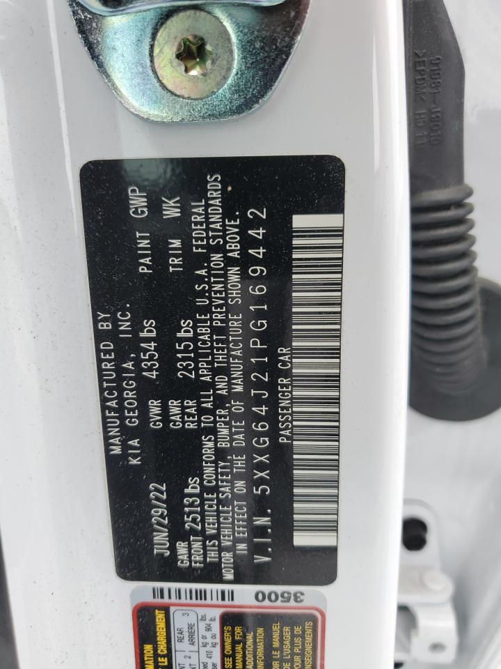 2023 KIA K5 GT LINE VIN:5XXG64J21PG169442