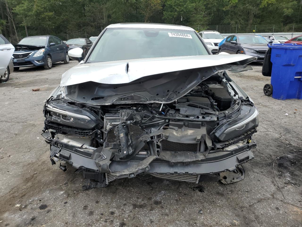 2022 HONDA CIVIC EX VIN:2HGFE1F7XNH313891