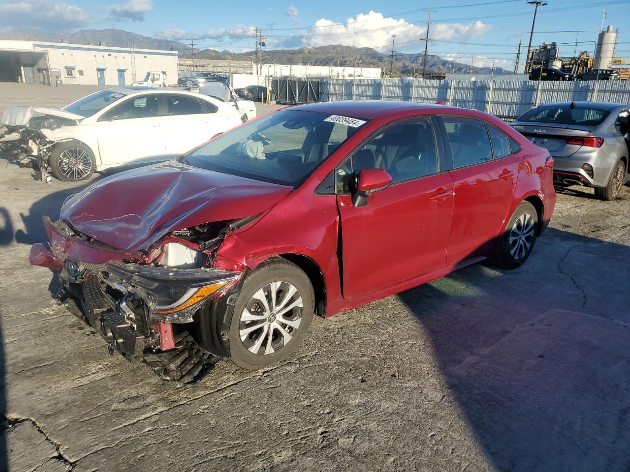 2022 TOYOTA COROLLA LE VIN:JTDEAMDEXNJ041818