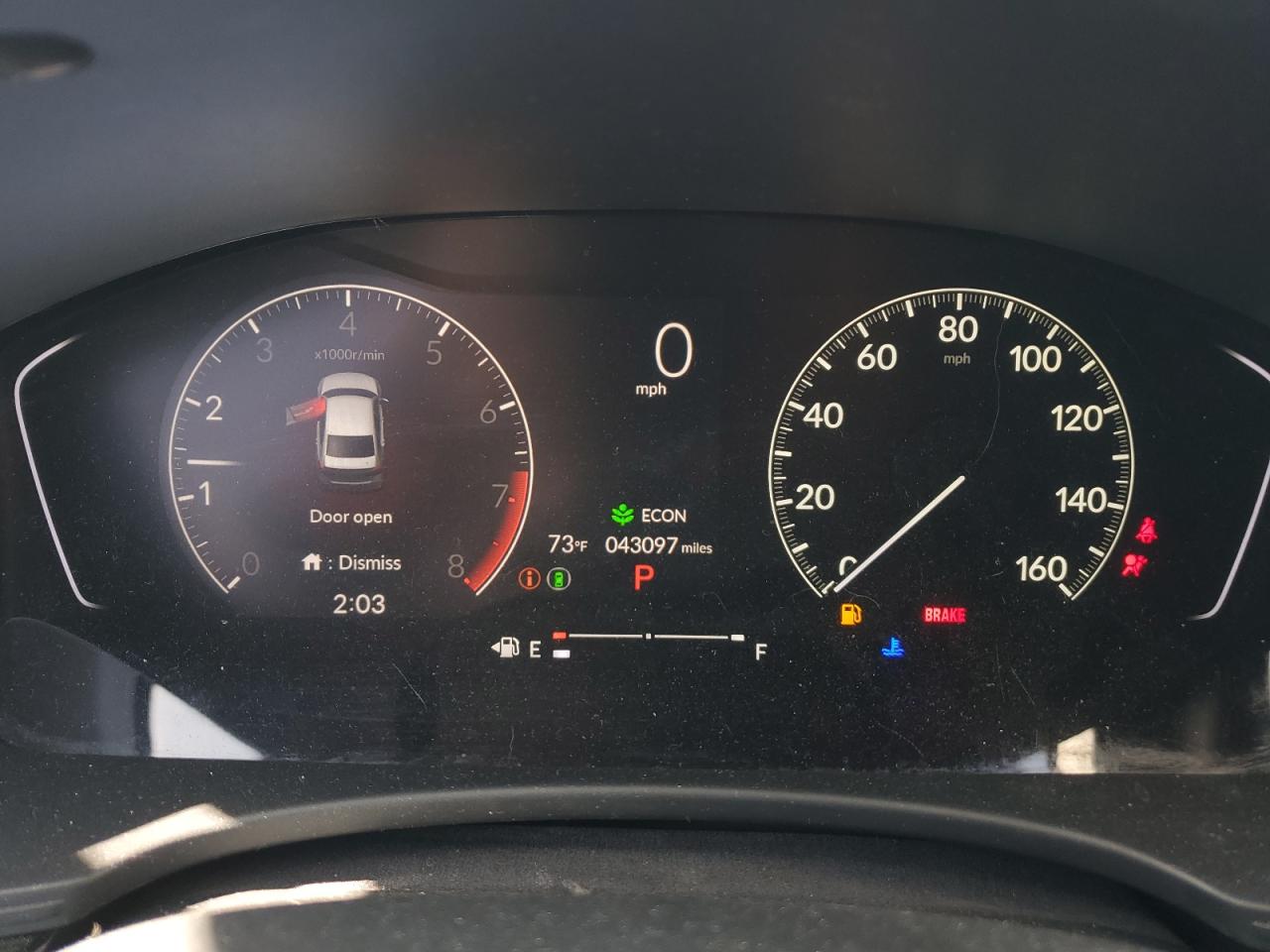 2022 HONDA CIVIC SPORT VIN:2HGFE2F59NH533205