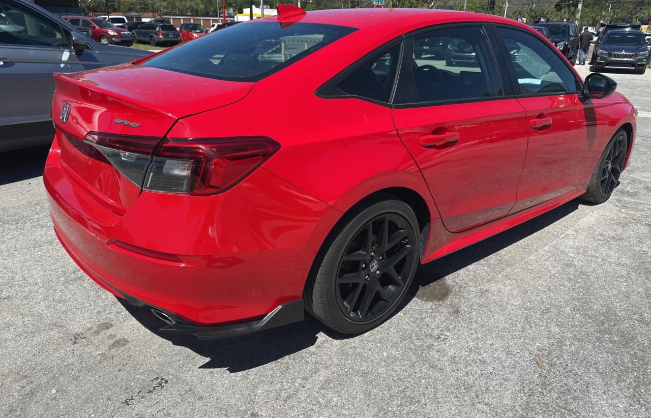 2022 HONDA CIVIC SPORT VIN:2HGFE2F5XNH543841