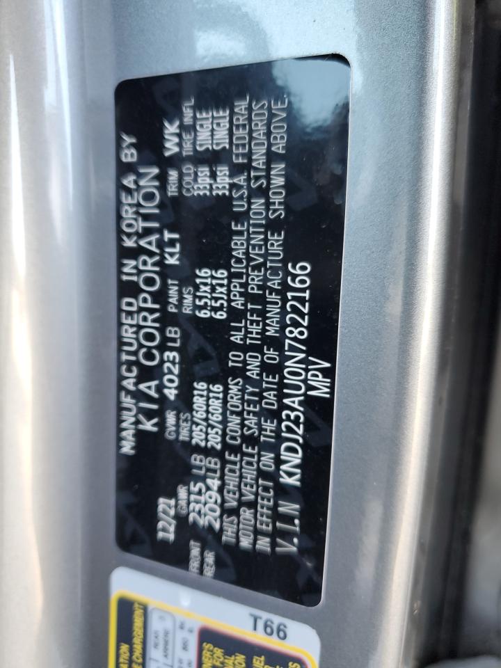 2022 KIA SOUL LX VIN:KNDJ23AU0N7822166