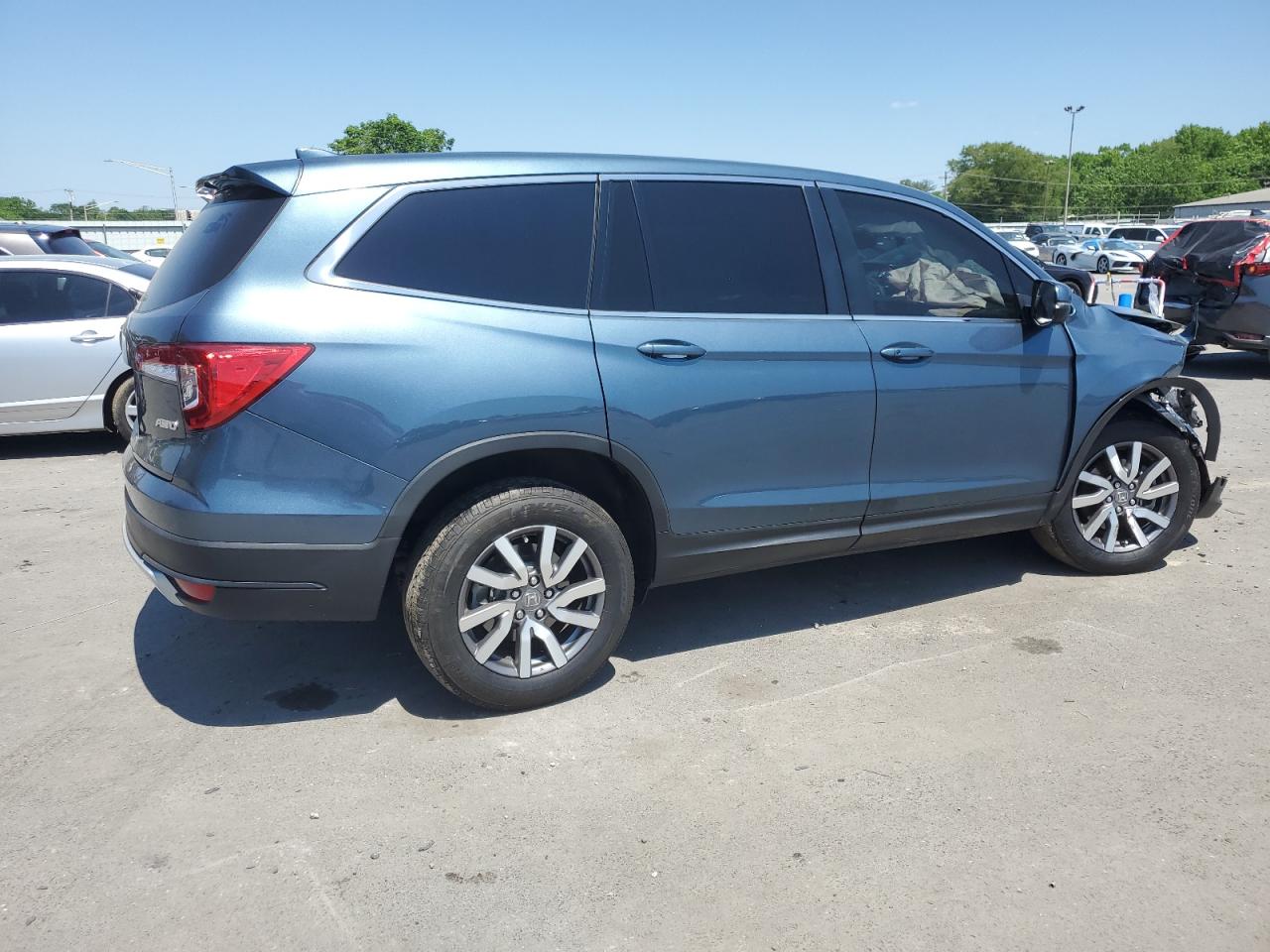 2022 HONDA PILOT EXL VIN:5FNYF6H5XNB020351