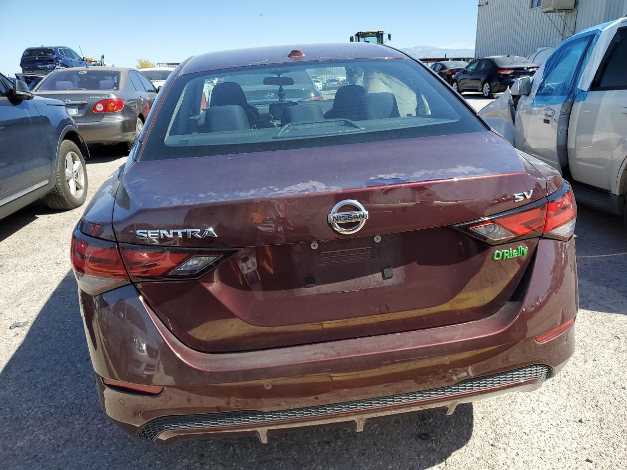 2022 NISSAN SENTRA SV VIN:3N1AB8CV6NY286229